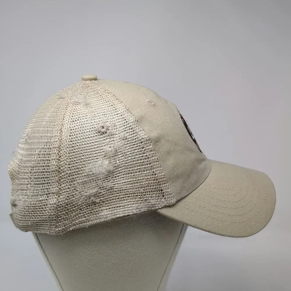 Baseball Cap Beige One Size American Lamb Homegrown Patch Mesh Slideback Hat